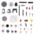 117 Teile Technik Ersatzteile Set Klemmbausteine Technik Zahnräder Modellbau Teile Motor Getriebe Zahnstange Verbinder Stifte Worm Kompatibel mit Lego Technic - 2