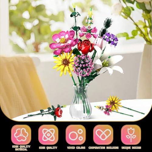 Blumenstrauß (699 Teile) – Kreative Botanik-Deko