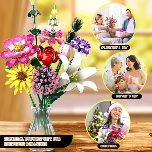 Blumenstrauß (699 Teile) – Kreative Botanik-Deko