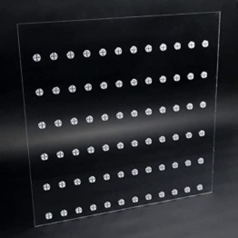 72er Inlay für IKEA RIBBA Rahmen 50 x 50 Designed für LEGO® minifiguren Platz für 72 Figuren - 1