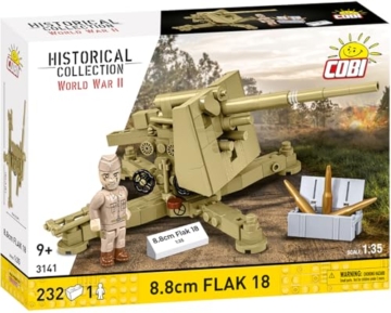 COBI 8,8 cm Flak 18 DAK – Die „Acht-Acht“ in Wüstentarnung Box