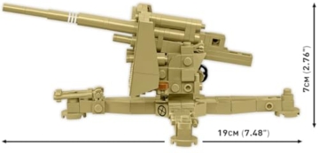 COBI 8,8 cm Flak 18 DAK – Die „Acht-Acht“ in Wüstentarnung