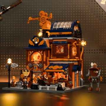 Lumibricks 11015 Steampunk Mechanical Workshop LED Beleuchtung