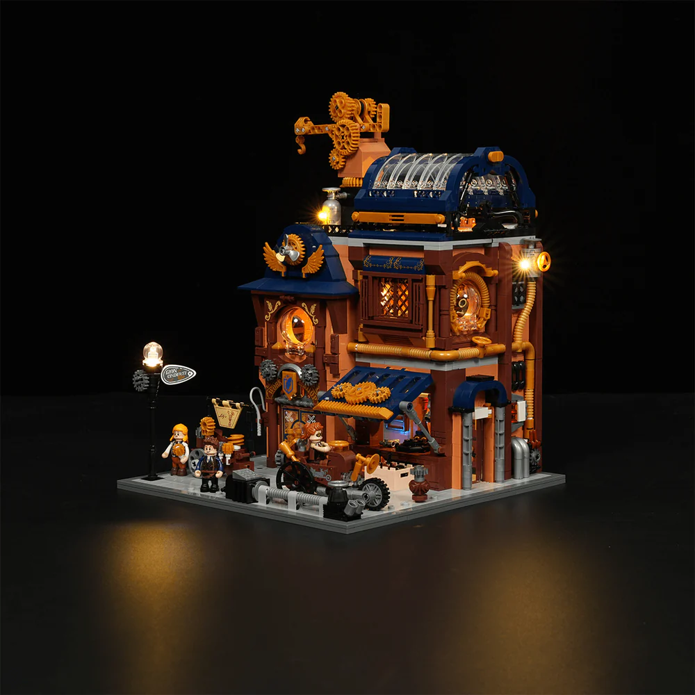 Lumibricks 11015 Steampunk Mechanical Workshop Neuheit