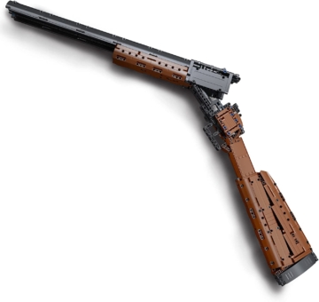 Mould King 14016 Double-barreled shotgun Nachladen