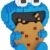 Acebwhtoy Nano Bausteine, Cookie Monster Mini Blocks, DIY Diamond Blocks Pädagogisches Spielzeug Geschenk Für Kinder Und Erwachsene Geschenke (Red) - 1