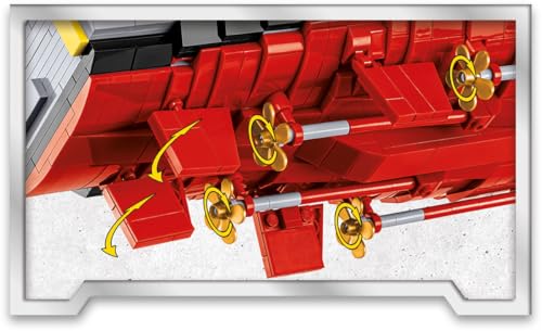 COBI Flugzeugträger Top Gun (5922) Schrauben