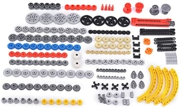 AKOGD Technik Ersatzteile Set, Technik Teile Getriebe Ausrüstung Technik Steine Technik Klemmbausteine Technik Verbinder Kompatibel mit Lego Technic (#2) - 1
