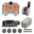 AKOGD Zug Motor Power Functions Set, 4 Teile Zug Elektrisch Motoren Set, DIY Klemmbausteine City Eisenbahn Modification Zubehör - 1