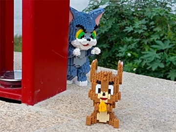 Anime Cartoon Nano-Bausteine Maus , 3D-Modell DIY Mini Diamant-Blocks, Diamond Blocks Katze Für Kinder Und Erwachsene Geschenke - 3