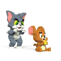 Anime Cartoon Nano-Bausteine Maus , 3D-Modell DIY Mini Diamant-Blocks, Diamond Blocks Katze Für Kinder Und Erwachsene Geschenke - 1