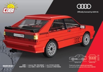 Audi Quattro (1980) Scale 1:35 (red) - 3