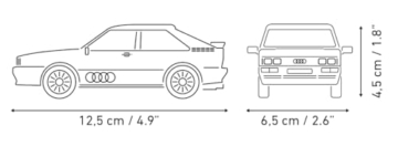 Audi Quattro (1980) Scale 1:35 (White) - 7