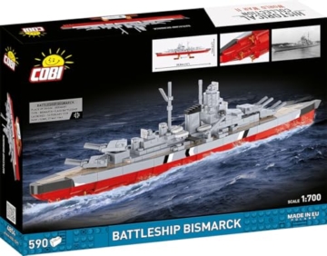 COBI Bismarck Schlachtschiff im Maßstab 1:700 (4854) neues Modell