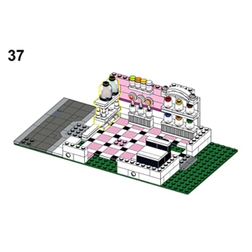 MOC-45673 Candy Shop by BRICKCORNER