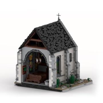 BlocteckToy Klemmbausteine Mittelalterlicher Taylorsgreen Village Kirche Teil 1 Set, 5078 Teile Mittelalterliches Architecture Haus Gebäude Set - 3