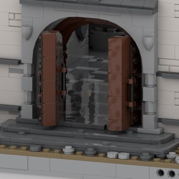BlocteckToy Klemmbausteine Mittelalterlicher Taylorsgreen Village Kirche Teil 1 Set, 5078 Teile Mittelalterliches Architecture Haus Gebäude Set - 9