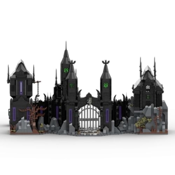 BlocteckToy Mittelalterlicher Burg Bausteine, 2272 Stück Stadt Festung der Untoten Mittelalter Klemmbausteine Haus Set für Erwachsene und Jugen, MOC-214995 - 3