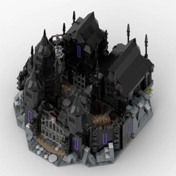 BlocteckToy Mittelalterlicher Burg Bausteine, 2272 Stück Stadt Festung der Untoten Mittelalter Klemmbausteine Haus Set für Erwachsene und Jugen, MOC-214995 - 5