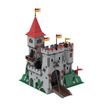 BlocteckToy Mittelalterlicher Burg Bausteine, Mittelalter Burg Bauklötze MOC Set für Erwachsene und Jugendliche, MOC-102994 (1000PCS) - 4