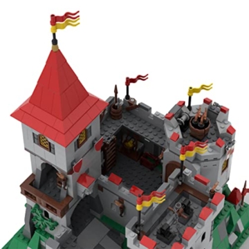 BlocteckToy Mittelalterlicher Burg Bausteine, Mittelalter Burg Bauklötze MOC Set für Erwachsene und Jugendliche, MOC-102994 (1000PCS) - 7