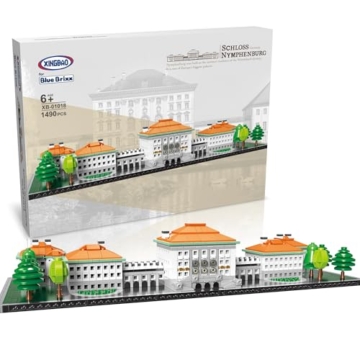 BlueBrixx 01018 Marke Xingbao – Schloss Nymphenburg aus Klemmbausteinen mit 1490 Bauelementen. Kompatibel mit Anderen Klemmbausteinen. Lieferung in Originalverpackung. - 2