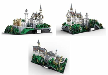 BlueBrixx 05002 Xingbao – Schloss Neuschwanstein mit 7437 Bauelementen. Kompatibel mit Lego. Lieferung in Originalverpackung.