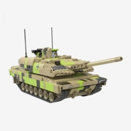 BlueBrixx 105540 – Kampfpanzer Panther KF51, Bundeswehr aus Klemmbausteinen mit 1324 Bauelementen. Kompatibel mit Anderen Klemmbausteinherstellern. Lieferung in Originalverpackung. - 1