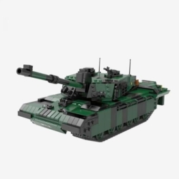 BlueBrixx 107299 – Kampfpanzer Challenger 2, Bundeswehr aus Klemmbausteinen mit 1211 Bauelementen. Kompatibel mit Anderen Klemmbausteinherstellern. Lieferung in Originalverpackung. - 1