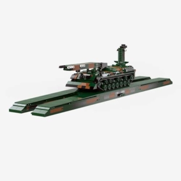 BlueBrixx Bundeswehr Brückenlegepanzer Biber, 1592 Klemmbausteine - 6
