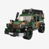 BlueBrixx Bundeswehr Geländewagen Wolf, 249 Klemmbausteine, Feldjäger - 1
