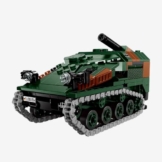 BlueBrixx Bundeswehr Wiesel 2, 502 Klemmbausteine, Kettenfahrzeug - 1