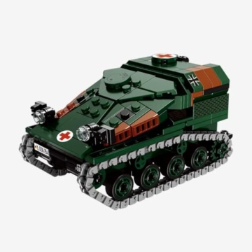 BlueBrixx Bundeswehr Wiesel 2, 502 Klemmbausteine, Kettenfahrzeug - 2