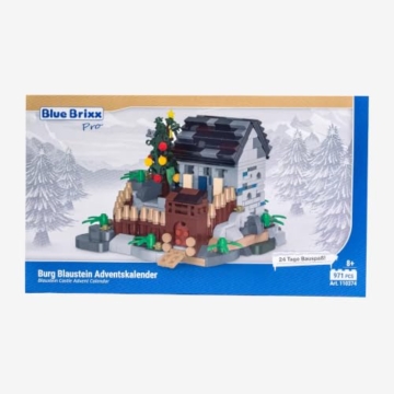 BlueBrixx Burg Blaustein Adventskalender, 971 Klemmbausteine, Mittelalter - 4