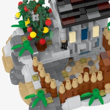 BlueBrixx Burg Blaustein Adventskalender, 971 Klemmbausteine, Mittelalter - 5