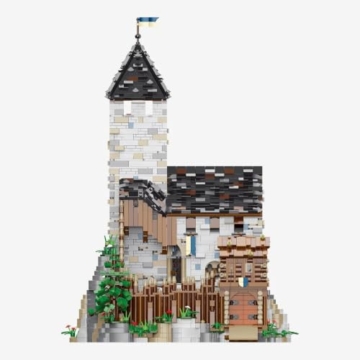 BlueBrixx Burg Blaustein Bergfried Erweiterung, 1835 Klemmbausteine - 3