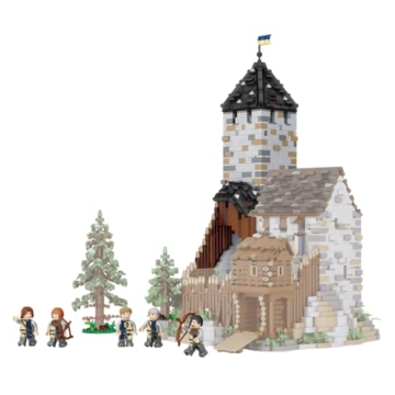 BlueBrixx Burg Blaustein Bergfried Erweiterung (mini Blocks), 1825 Teile - 2