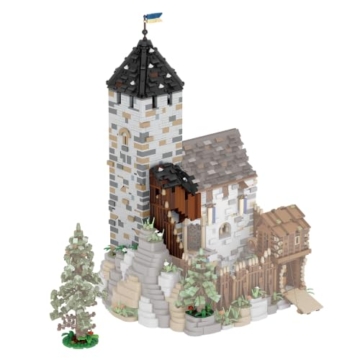 BlueBrixx Burg Blaustein Bergfried Erweiterung (mini Blocks), 1825 Teile - 3