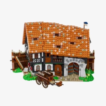 BlueBrixx Burg Blaustein Zehntscheune, 4283 Klemmbausteine, Mittelalter - 1