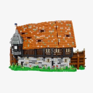 BlueBrixx Burg Blaustein Zehntscheune, 4283 Klemmbausteine, Mittelalter - 3