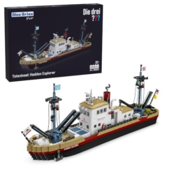 BlueBrixx Die DREI ??? Toteninsel Hadden Explorer, 2038 Klemmbausteine - 1