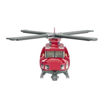 BlueBrixx Die DREI ??? Toteninsel Hubschrauber, 442 Klemmbausteine - 5