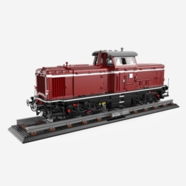 BlueBrixx Diesellokomotive V100 dunkelrot, 5762 Klemmbausteine, Eisenbahn - 1