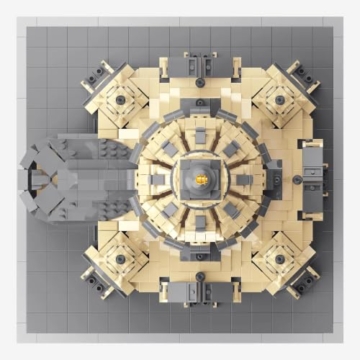 BlueBrixx Dresdner Frauenkirche, 2913 Klemmbausteine, Architekturmodell - 2