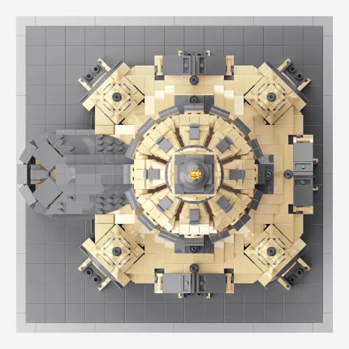 BlueBrixx Dresdner Frauenkirche, 2913 Klemmbausteine, Architekturmodell - 2