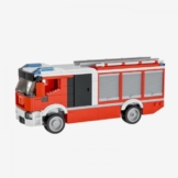 BlueBrixx Feuerwehr LF20, 431 Klemmbausteine, Löschgruppenfahrzeug - 1