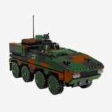 BlueBrixx GTK Boxer Bundeswehr, 759 Klemmbausteine, Radpanzer - 1