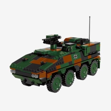 BlueBrixx GTK Boxer Bundeswehr, 759 Klemmbausteine, Radpanzer - 2