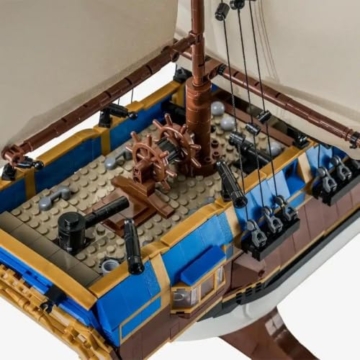 BlueBrixx HMS Bounty, 3001 Klemmbausteine, historisches Segelschiff Modell - 4