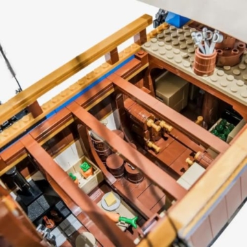 BlueBrixx HMS Bounty, 3001 Klemmbausteine, historisches Segelschiff Modell - 6